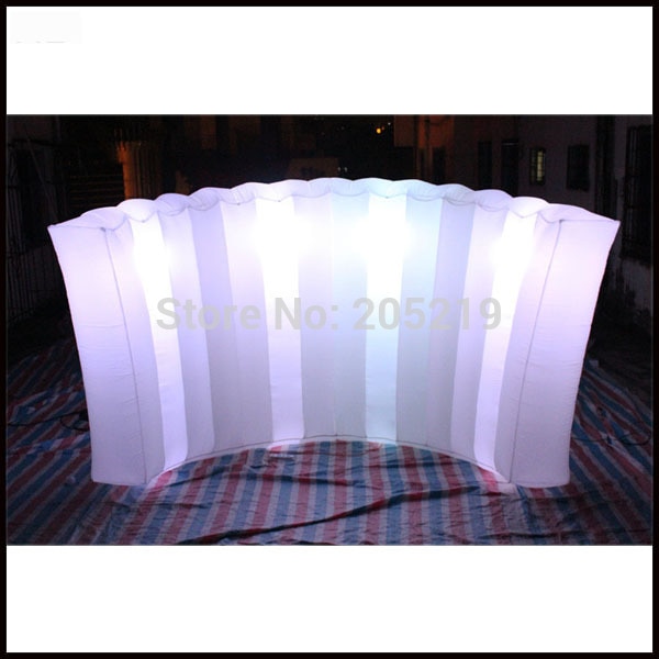 무료 배송 3.5mL * 2mH 고품질 LED 가벼운 이벤트 풍선 벽